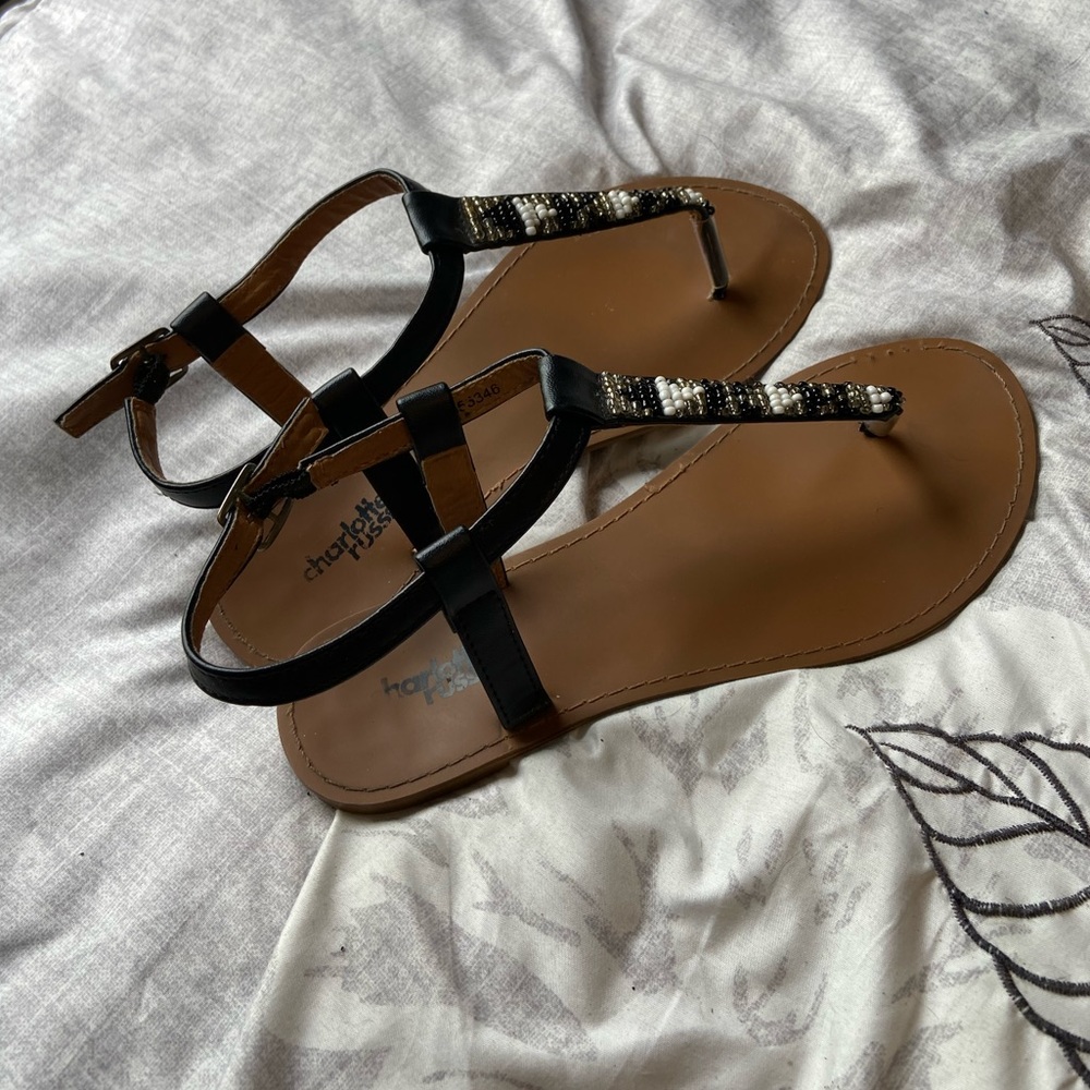 Charlotte Russe sandals, size 8